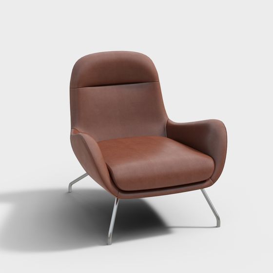 Итальянское коричневое кресло