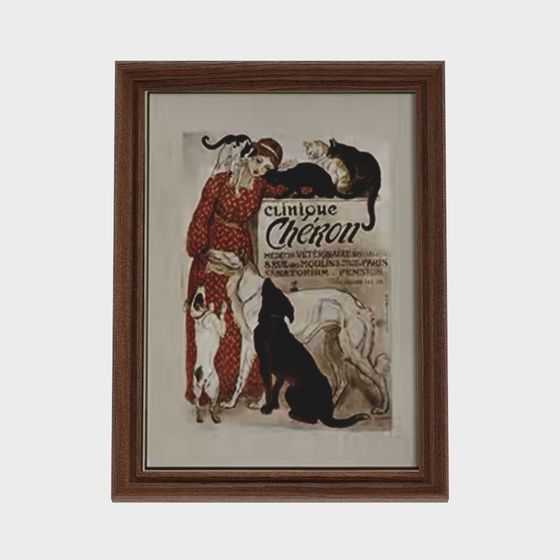 Chéron Veterinary Clinic Poster 3D model