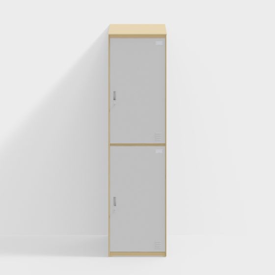 Modern Minimalist Storage Cabinet 3D model
