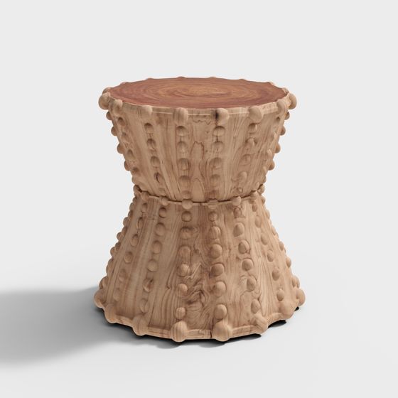 Natural Harmony 3D Model Stool