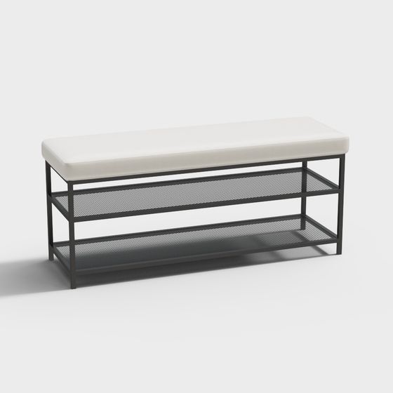 Urban Bench 3D model