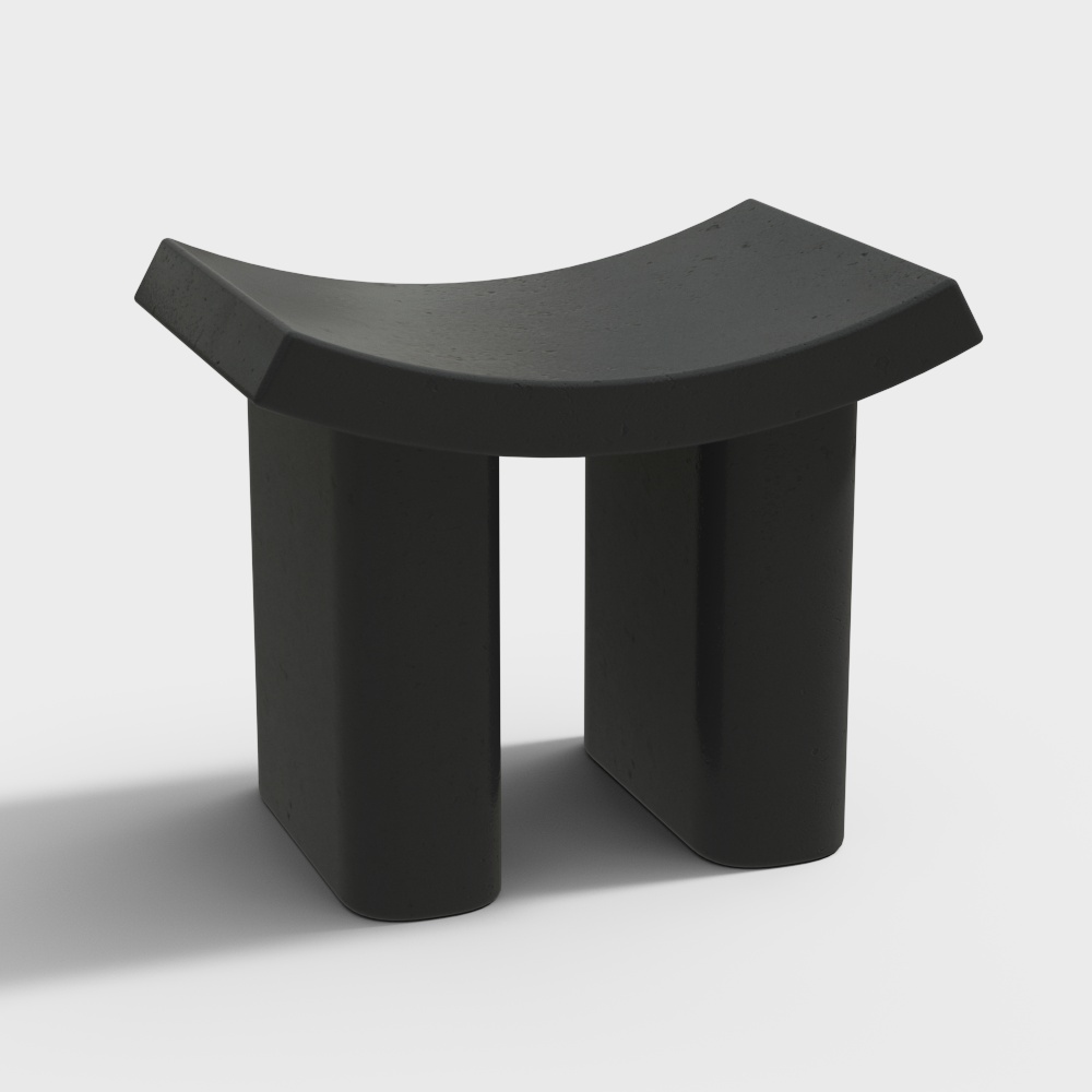 Modern wooden stool