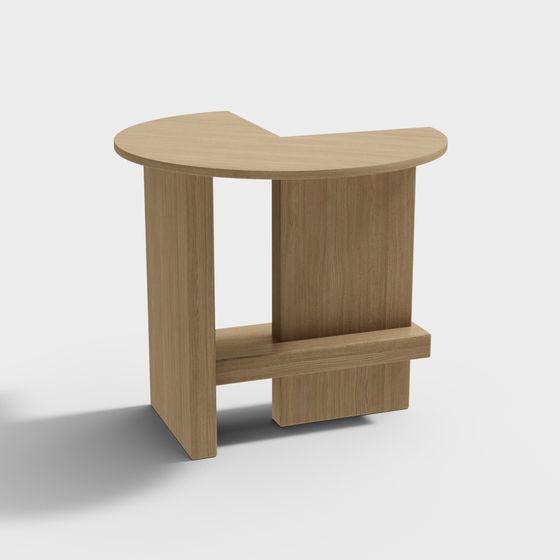 Moderne Runde Stühle aus Massivholz