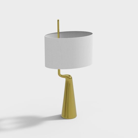 Elegant Modern Table Lamp 3D model