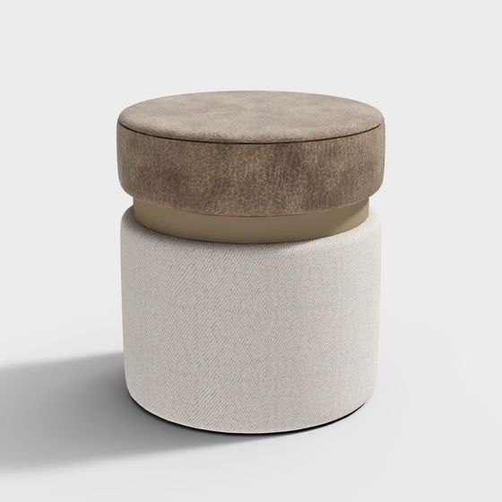 Urban Comfort Round Stool 3D Model