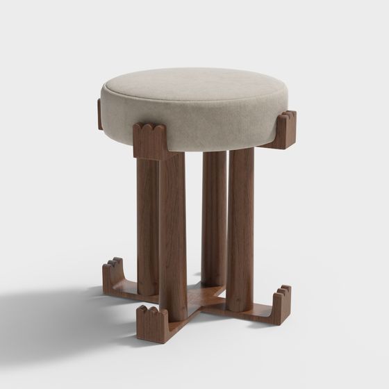 Круглое кресло в старинном деревенском стиле