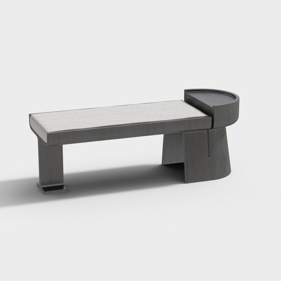 Urban Corner Bench 3D model