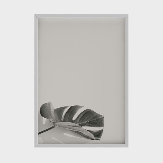 Monstera Leaf 3D model for Interior Design