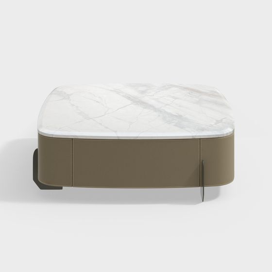 Marble Coffee Table 3D Model