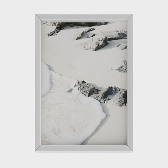 Snowy Rock 3D Model
