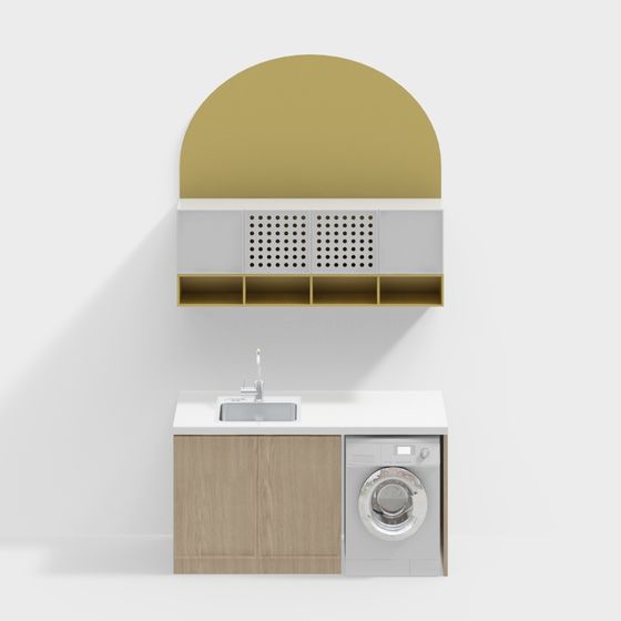 Laundry Room Oasis 3D model