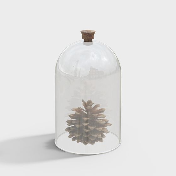 モダンガラスボトルドライフラワー装飾品