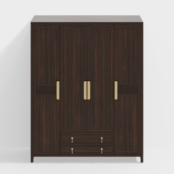 Elegance Wardrobe 3D model