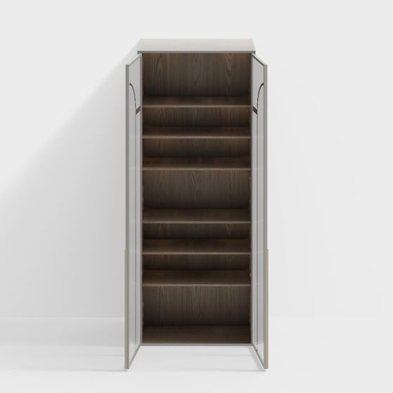 Urban Bookshelf 3D model for Modern Interiors