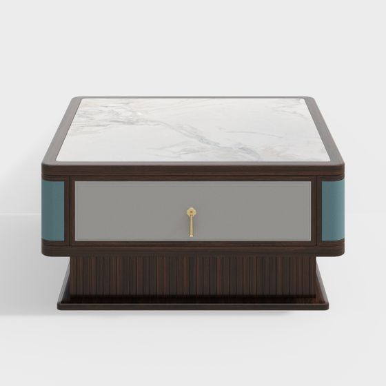 Elegant Marble Secret Box 3D Model