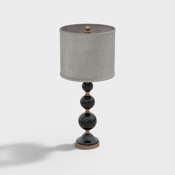 Stylish 3D Model Table Lamp for Modern Interiors