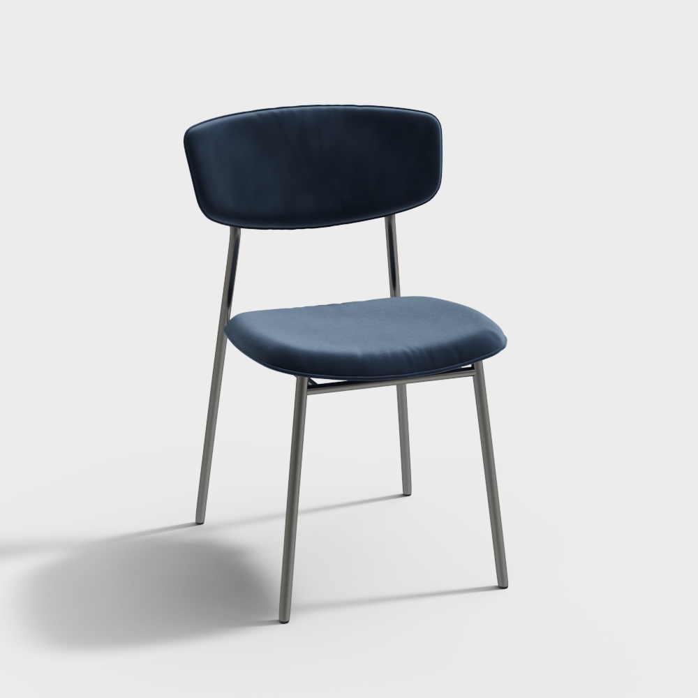 Nordic Style Blue Chair