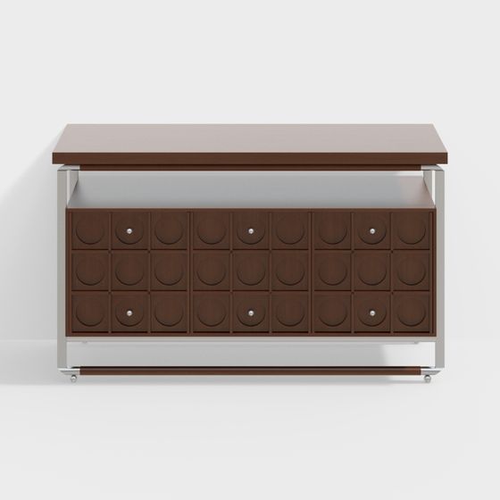 Stylish Storage Console 3D model for Modern Spaces