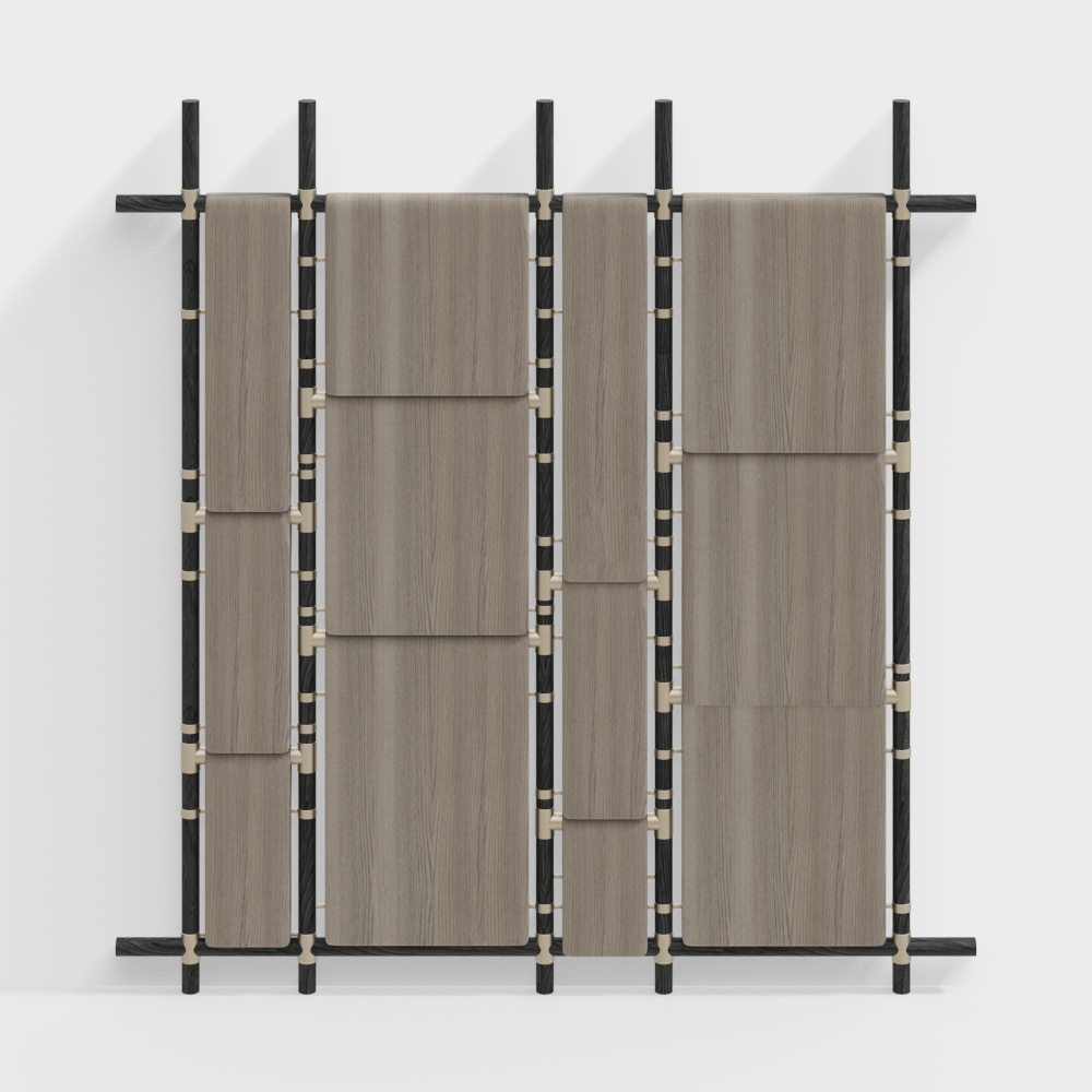 Pannello Separatorio in Legno Massello Moderno