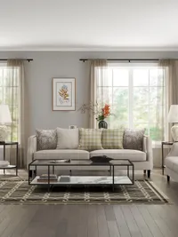 Cozy Living Room Design with Neutral Tones