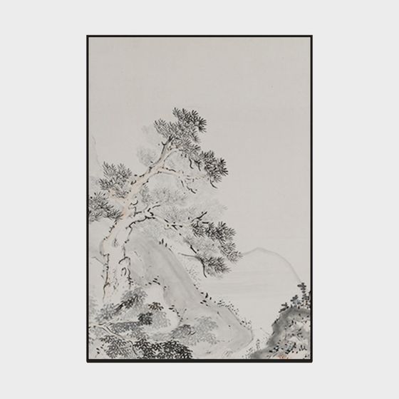 Elegant Low Poly Ancient Pine Tree 3D Model