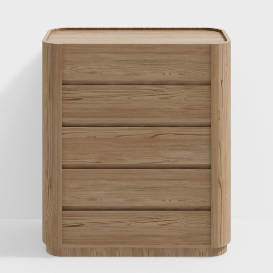 現代原木風格櫃子