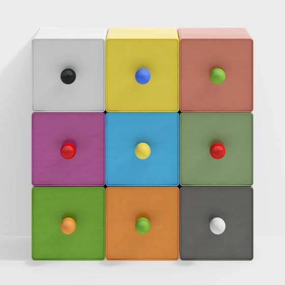 ตู้เด็กต่ำสไตล์ผสม