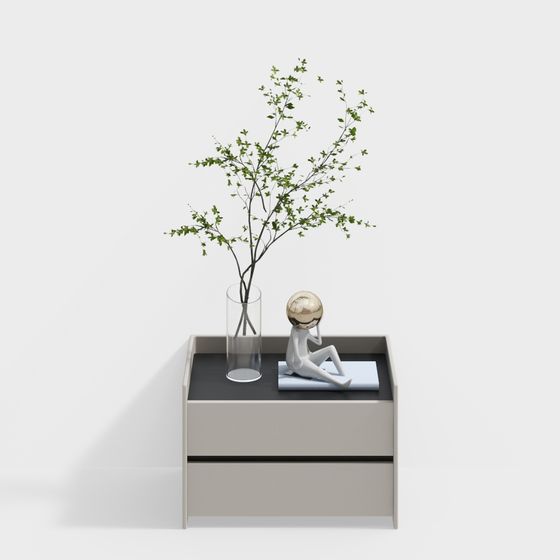Urban Corner 3D Model - Modern Minimalist Design