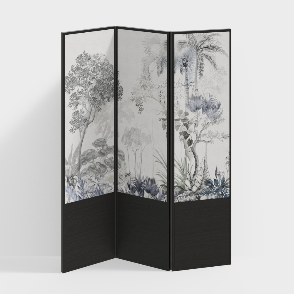Mid-Century Chinese Style Screen