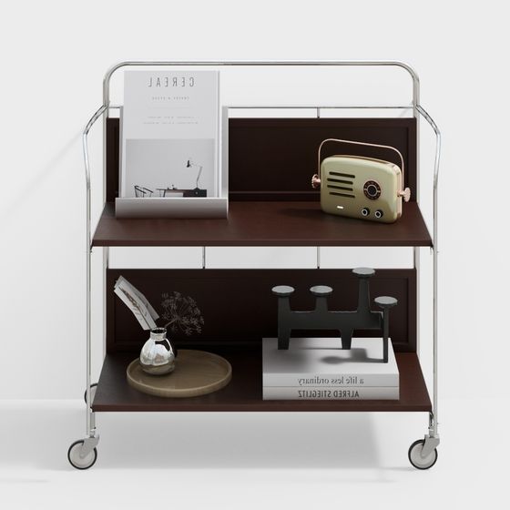 Charming Vintage Cart 3D model for Creative Use