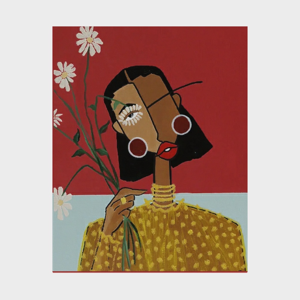 Flower Maiden 3D Model - Unique Low-Polygon Design