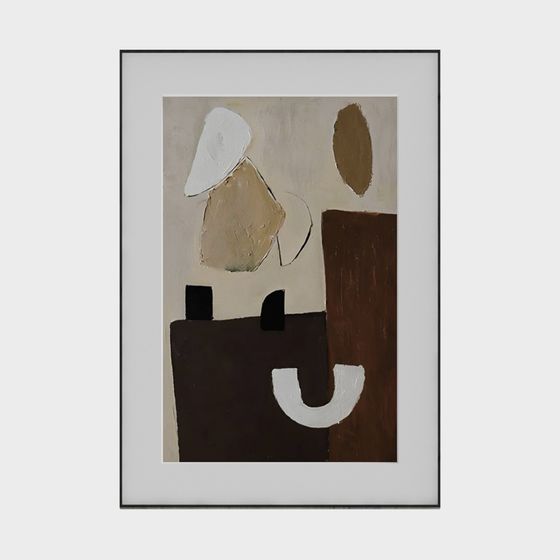 Abstract Geometric 3D Model for Creative Projects