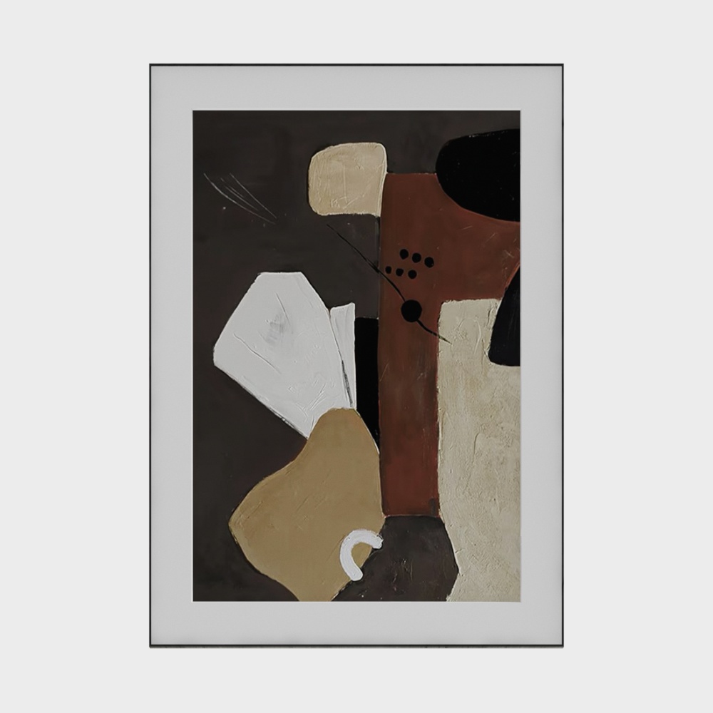 Abstract Wabi-Sabi Painting