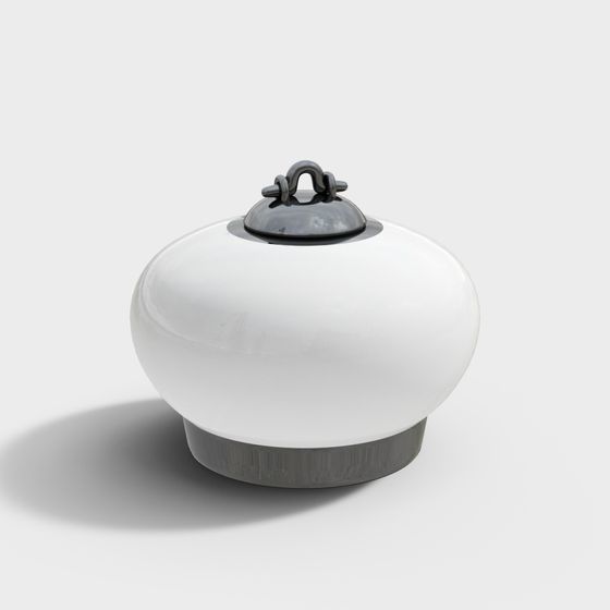 Futuristic Low-Poly Sphere 3D model