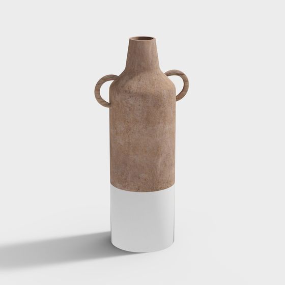 Stylish Minimalist Vase 3D model for Contemporary Spaces