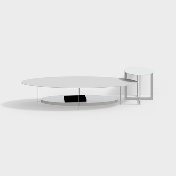 Streamlined Coffee Table 3D model