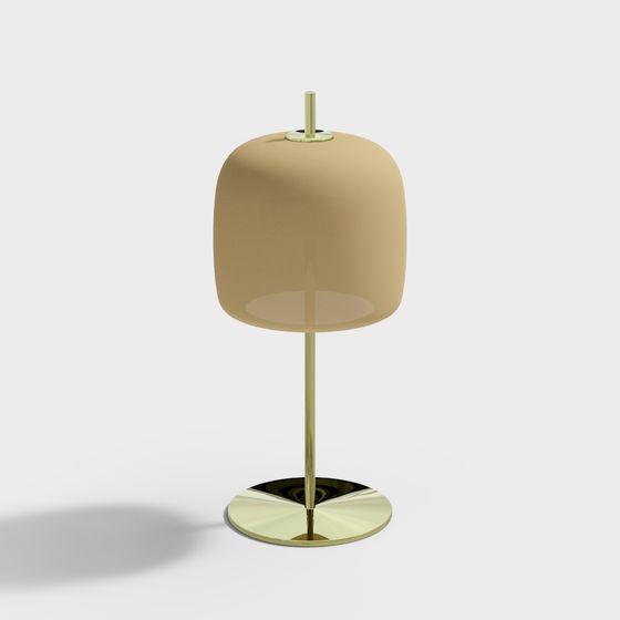 Chic Minimalist Table Lamp 3D model for Modern Interiors