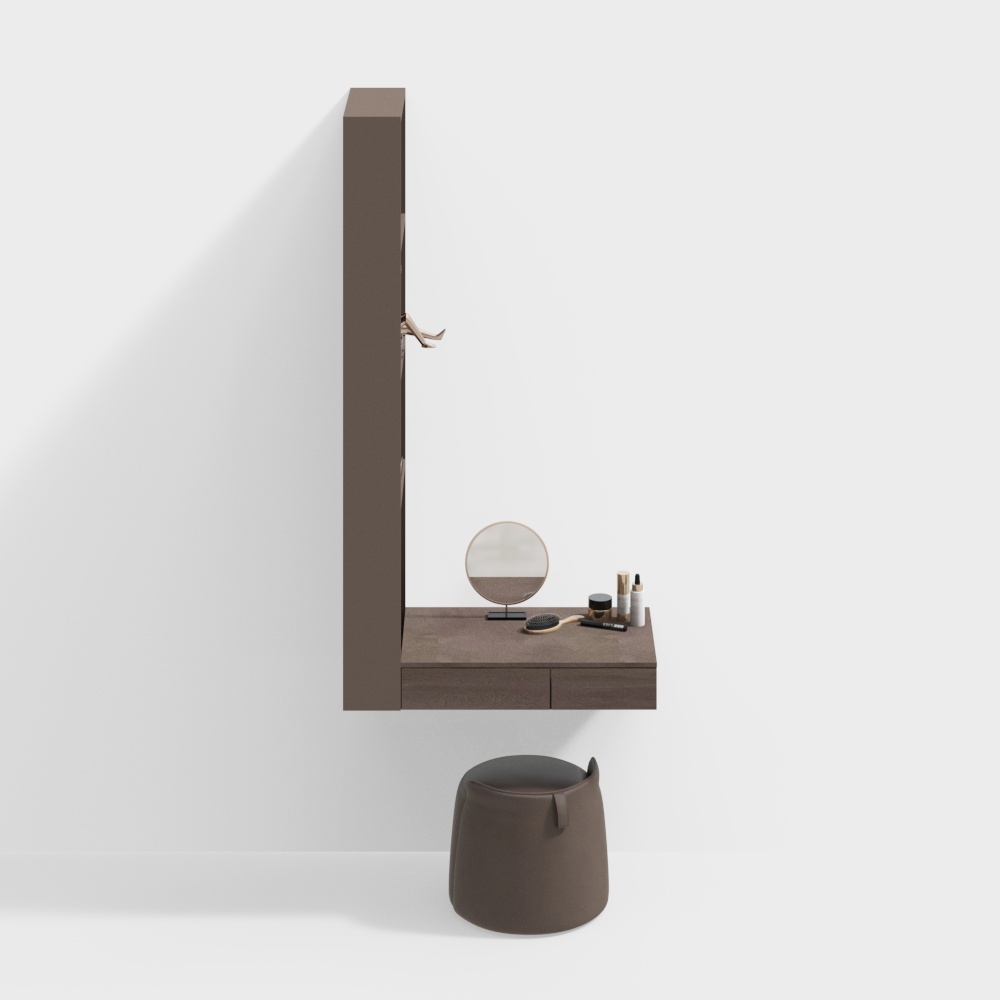 Elegant Modern Makeup Table and Chair Set