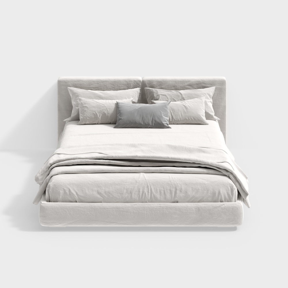 Modern Minimalist Double Bed