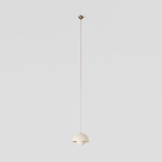 Elegant Low-Poly Chandelier 3D model