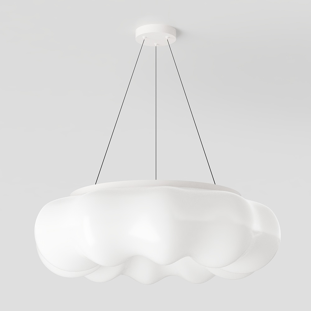 Modern cream chandelier
