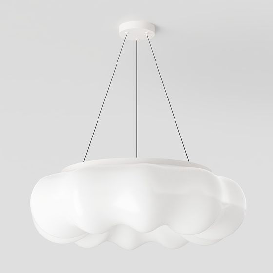 Modern cream chandelier