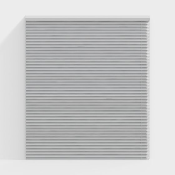 Sophisticated White Blinds 3D model for Contemporary Spaces