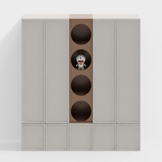 Modular Storage Cabinet 3D model