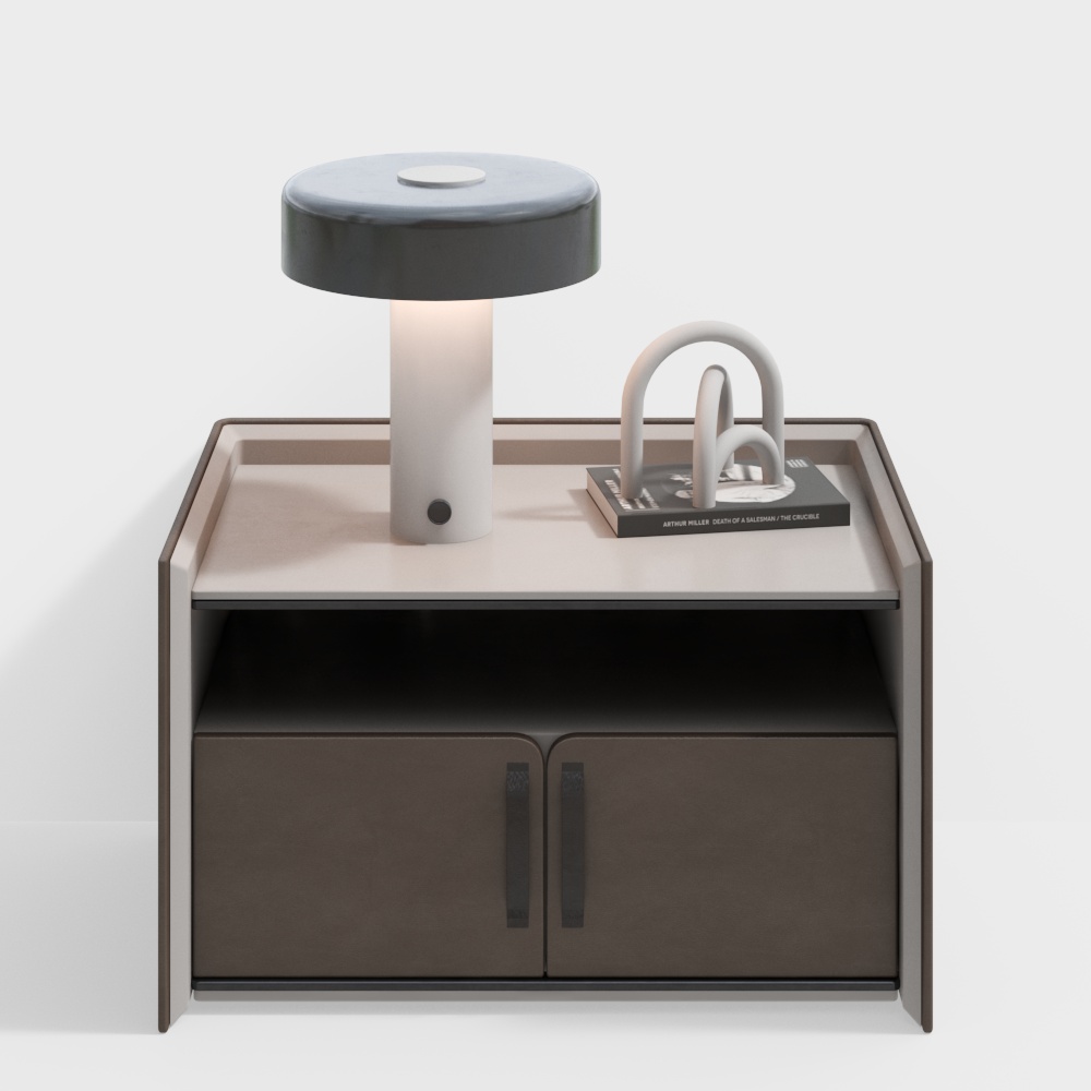 Bàn đầu giường kiểu Ý tối giản hiện đại