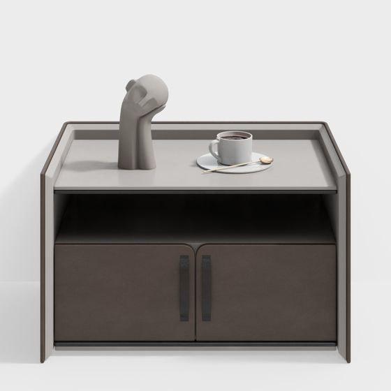 Stylish Urban Corner Side Table 3D model