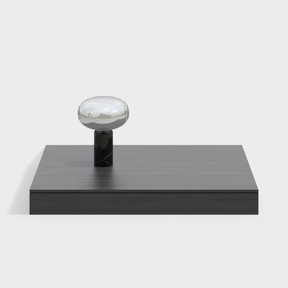 Brown Modern Wall-Mounted Bookshelf Table 3D Model