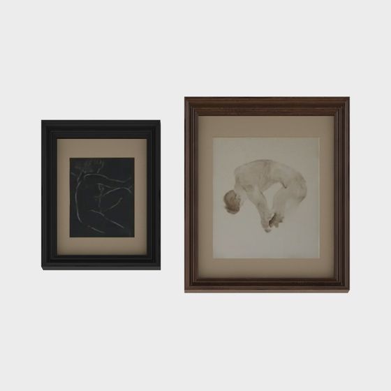 Peinture décorative Ako no Soto du milieu du siècle