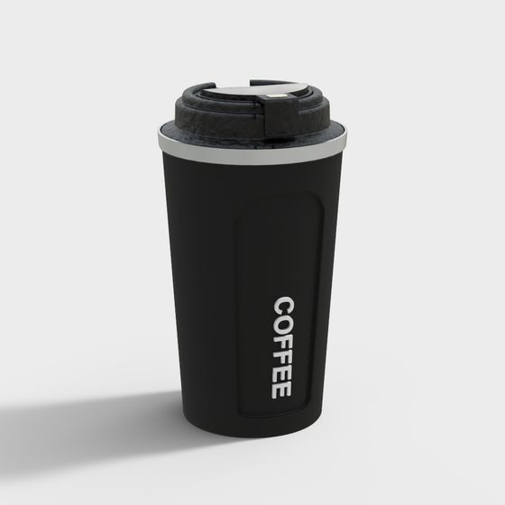 On-the-Go Coffee Cup 3D model
