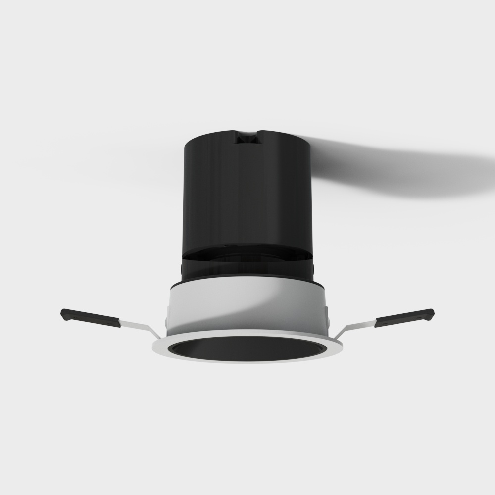 Sleek Embedded Light Fixture 3D model